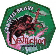 DESTRUCTION - Cracked Brain - 9,1 cm x 9,1 cm - Patch