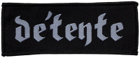 DETENTE - Cursive Logo - 4 x 9,9 cm - Patch