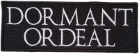 DORMANT ORDEAL - Logo - 4,5 cm x 12,3 cm - Patch