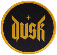 DUSK - Round Logo - 9,8 cm - Patch