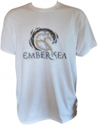 EMBER SEA - White Gildan T-Shirt Large