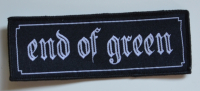 END OF GREEN - Logo - 11,6 cm x 4,3 cm - Patch