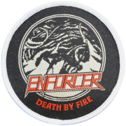 ENFORCER Death By Fire Aufnaeher (u451a)