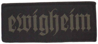 EWIGHEIM - Schriftzug - 10,2 cm x 4,4 cm - Patch