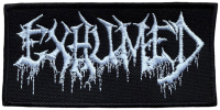 EXHUMED - White Logo - 5,2 x 10,7 cm - Patch