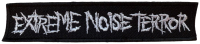 EXTREME NOISE TERROR - White Logo - 3,1 x 13,9 cm - Patch