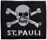 FC ST. PAULI - Totenkopf - 6,2 x 7,2 cm - Patch