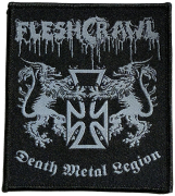 FLESHCRAWL - Death Metal Legion - 9,7 x 8,6 cm - Patch