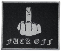 FUCK OFF - 8,6 x 10,2 cm - Patch