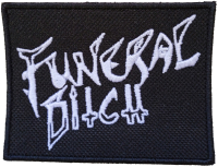 FUNERAL BITCH - Logo - 8,2 cm x 6,3 cm - Patch
