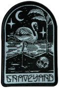 GRAVEYARD - Flamingo - 10,1 cm x 6,7 cm - Patch