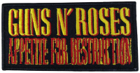 GUNS N ROSES - Appetite For Destruction - 4,9 x 9,8 cm - Patch