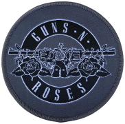 GUNS N ROSES - White Circle Logo - 7,4 cm - Patch