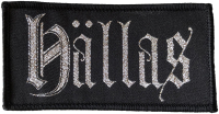 HALLAS - Silver Logo - 5 cm x 9,6 cm - Patch