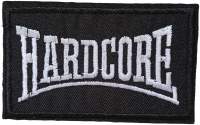 HARDCORE - 8,6 cm x 5,3 cm - Patch