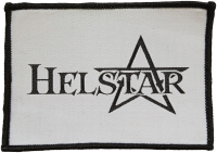 HELSTAR - Classic Logo / White-Patch - 7 cm x 9,9 cm - Patch