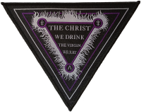 HETROERTZEN - The Christ We Drink The Virgin We Eat - 12,5 cm x 10,4 cm - Patch