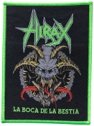 HIRAX - La Boca De La Bestia - Green Border - 11,9 x 8,8 cm - Patch