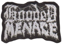 HOODED MENACE - Logo - 9,2 cm x 6,5 cm - Patch