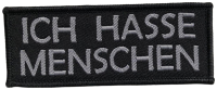 ICH HASSE MENSCHEN - 3,8 x 9,8 cm - Patch