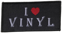 I LOVE VINYL - 5 x 10 cm - Patch