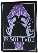 IN SOLITUDE - Coffin - Black Border - 11,3 x 8,2 cm - Patch