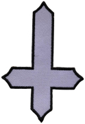 INVERTED CROSS - 10 x 6,8 cm - Patch