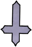 INVERTED CROSS - 10 x 6,8 cm - Patch