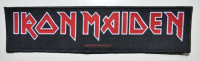 IRON MAIDEN - Logo Superstrip - 20 cm x 5,2 cm - Patch