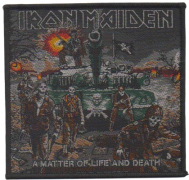 IRON MAIDEN - A Matter Of Life And Death - 10 cm x 9,8 cm - Patch