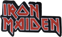 IRON MAIDEN - Logo Cut Out - 6 cm x 10,1 cm - Patch