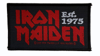 IRON MAIDEN - Est. 1975 - 5,8 x 10,1 cm - Patch