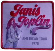 JANIS JOPLIN - American Tour 1970 - 9,4 x 10,1 cm - Patch