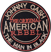 JOHNNY CASH - American Rebel - 7,6 cm - Patch