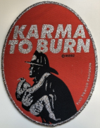KARMA TO BURN - Fireman - 8,5 cm x 10,6 cm - Patch