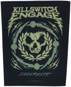 KILLSWITCH ENGAGE - Skull Wreath - 30 cm x 35,8 cm - Backpatch