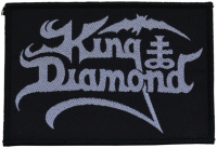 KING DIAMOND - Logo - 10,2 cm x 7,3 cm - Patch