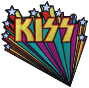 KISS - Star Banners - 9 x 9 cm - Patch