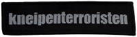 KNEIPENTERRORISTEN - Logo - 3,2 x 12 cm - Patch