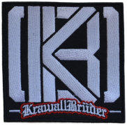 KRAWALLBRÜDER - Logo Neu - 8,7 cm x 8,7 cm - Patch