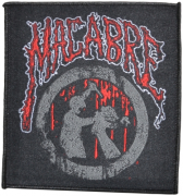 MACABRE - Blood Logo - 9,3 cm x 10,2 cm - Patch