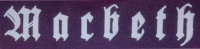 MACBETH - Schriftzug - Patch