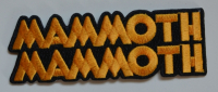 MAMMOTH MAMMOTH - Logo Cut Out - 11 cm x 4,2 cm - Patch