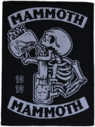 MAMMOTH MAMMOTH - Drunken Skull - 7,7 cm x 10,4 cm - Patch