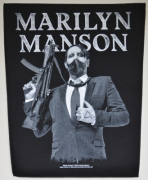 MARILYN MANSON - Machine Gun - 30,2 cm x 36,4 cm - Backpatch