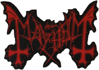 MAYHEM - Logo Cut Out - 6,7 cm x 9,7 cm - Patch