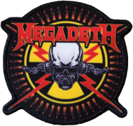 MEGADETH - Bullets - 8,6 cm x 9,1 cm - Patch