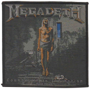 MEGADETH - Countdown To Extinction - 10,2 cm x 10,2 cm - Patch