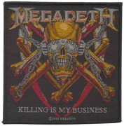 MEGADETH - Killing Is My Business - 10 cm x 10,2 cm - Patch