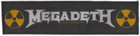MEGADETH - Logo - 20 cm x 5 cm - Patch